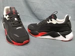 Puma Rs-x Road Jr. Leather Mesh Sneaker Black White Red Boy Size 6 New In Box!. Fixed Price $56.99.