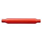 Exhaust Muffler Glass Pack Series Steel Round Straight Neck Red. Fixed Price $35.72.