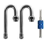 Aracey Dually Valve Stem Extensions, Set Of 2PCS,HEAVEY / 180 Degree. Fixed Price $25.55.
