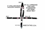 Rjs Sfi 16.1 5 Point Cam Lock Jr Dragster V Mount 2" Bolt Belt Black 1022101. Fixed Price $119.99.
