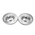 Powerstop Evolution Drilled Slotted Rotors Pair Front For Mercedes-benz S430. Fixed Price $282.92.