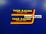 2X Thor Racing Decals Sticker Vintage Mx Gncc Kx Kdx Xr Maico Yz Pick Size. Fixed Price $36.99.