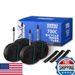 Corki Cycles 4-PACK 700C Road Bike Inner Tubes 23C 24C 25C Presta Valve 60MM. Fixed Price $52.72.