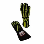 Rjs Safety Products 600090159 Driving Gloves Black/lime Green; X-large. Fixed Price $155.56.