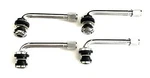 (4) 3.30" Chrome Tire Valve Stems 90 Degree Angle For 3-PIECE Wheels Enkei.... Fixed Price $27.99.