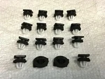 Precision PCK-1843-11 Windshield Side Molding Clip Kit 16 Piece Set. Fixed Price $28.00.