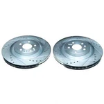 Disc Brake Rotor Set-front Drilled, Slotted And Zinc Plated Pair. Fixed Price $417.33.