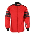 Racequip 121015RQP 120 Series Driving Jacket Sfi 3.2A/5 Red/black Stripe Large. Fixed Price $142.95.