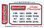 Quickcar Switch Stickers Small Ignition 50-004. Fixed Price $24.30.