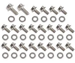 Jegs 83315 Hex Head Serrated Flange Stainless Steel Oil Pan Bolts. Fixed Price $17.19.