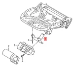 Genuine Vw Beetle Cabriolet Bettle Jetta Syncro Bracket 5C6860290B. Fixed Price $89.19.