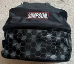 Simpson Racing Deluxe Helmet Bag. Fixed Price $55.00.