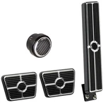 Billet Specialties Black Pedal Kit,oem Floor Mount GAS,CLUTCH,BRAKE,55-57 Manual. Fixed Price $369.99.