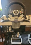 Microsoft Xbox 360 Wireless Racing Steering Wheel And Pedals Cmp Cables Tested. Fixed Price $106.24.