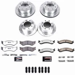 Powerstop Z36 Carbon-fiber Ceramic Brake Pad With Drilled And Slotted Rotor Kit. Fixed Price $794.21.