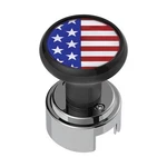 United Pacific 70341 Gearshift Knob Black, Usa Flag, Round Grip, Screw Mount, 13. Fixed Price $73.03.