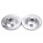 Disc Brake Rotor Set-front Drilled, Slotted And Zinc Plated Pair. Fixed Price $291.98.
