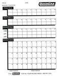 Quickcar 51-230 Time Organizer 50 Sheets. Fixed Price $27.22.