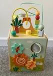 Activity Cube Gigglescape Maze,shape Sorter, And Spinning Wheel. Fixed Price $19.50.