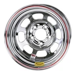 Basset 58DC1IC 15X8 D-hole On 4.75 Imca Chrome Wheel. Fixed Price $149.99.