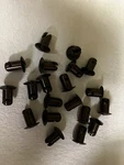 20 Black Alum 7/16" BY.450" 1/4 Quick Turn Dome Head Dzus Fasteners. Fixed Price $69.00.
