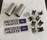 1969-70 Boss 429 Valve Cover Emblems Oil Filler Tubes & Neoprene Wire Clips Show. Fixed Price $469.00.