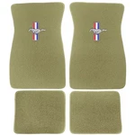 Mustang Ivy Silver Logo Floor Mats 1966 1967 1968 Cp Cv Fb MACH1. Fixed Price $371.50.