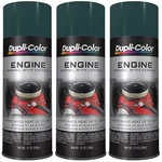 Duplicolor DE1644 (3-PACK), Engine Enamel Paint, Racing Hunter Green, 12 Oz Can. Fixed Price $40.74.