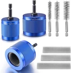 1/2", 3/4", 1" Copper Pipe Cleaner For Drill Set Includes External Stainless Ste. Fixed Price $56.98.