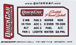 Quickcar Switch Stickers Large Ignition 50-003. Fixed Price $24.30.