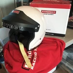 Pyrotect SA2015 Open Face Racing Helmet Xs White Composite Dot W/ Box Euc. Fixed Price $99.00.
