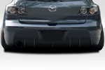 04-09 Mazda 3 Corkscrew Duraflex Rear Bumper Diffuser Body Kit 117942. Fixed Price $193.00.