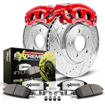 Powerstop Z26 Street Performance Ceramic Brake Pad, Drilled Slotted Rotor, And. Fixed Price $412.09.