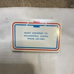 Vtg Wight Chevrolet Playing Cards Bow Tie Logo Red/white/blue New Sealed Deck. Fixed Price $19.99.