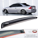 For 01-05 Honda Civic Coupe Rear Window Roof Vent Visor Spoiler Wing Acrylic. Fixed Price $49.99.