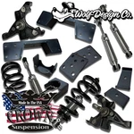 1988-1998 C1500 4/6 Lowering Kit Drop Spindles Flip & Aldan Overs. Fixed Price $2250.00.