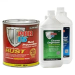 POR-15 45004 + 40104 40204 (gloss Black Starter Kit Rust Preventative Quart). Fixed Price $100.70.