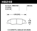 Hawk Performance HB248W.650 DTC-30 Disc Brake Pad Fits 97-13 Corvette Xlr. Fixed Price $193.99.
