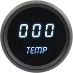 Jegs 41411 Water Temperature Gauge Led Digital Black Face, White Numbers. Fixed Price $56.99.