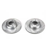 Powerstop Evolution Drilled Slotted Rotors Pair Front For Bmw 325I. Fixed Price $202.88.