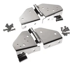 Crown Automotive RT34017 Stainless Steel Windshield Hinge Set For 1976-1995. Fixed Price $83.69.
