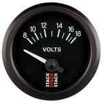 Stack Electrical Voltage Battery Voltmeter Gauge -black Dial Face- Shows 18-18V. Fixed Price $90.94.