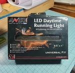 New Anzo Led Daytime Running Lights/manual On & Off Switch. 6.5 X 1 2CT. Fixed Price $10.00.