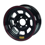 Bassett D-hole Lightweight 13X7 4X4 1/2 Steel 2PC Blk Pair Wheels 37ST3. Fixed Price $199.98.
