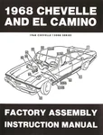 Jegs Factory Assembly Instruction Manual For 1968 Chevrolet Chevelle And. Fixed Price $25.99.