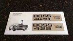 Nos Boss 429 Nascar Holman-moody Valve Cover Emblems & Hm Dash Emblem! Original!. Fixed Price $4290.69.