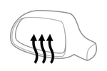 For Nissan Kicks 25 Sherman Passenger Side View Mirror Heated Standard Line. Fixed Price $184.85.
