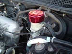 For 92 93 94 95 Honda Civic All Models Anodized Red Brake Reservoir Cover By Apc. Fixed Price $12.99.
