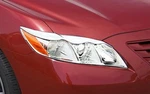 Putco 401256 Chrome Eyebrow Style Head Lamp Overlays & Rings For 07-09 Camry. Fixed Price $67.33.