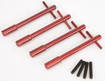 Moroso For Valve Cover Wing Nuts 1/4IN-20 X 1-3/8IN Aluminum Red Powder. Fixed Price $49.37.